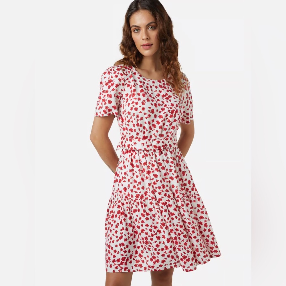 Linen Blend Floral Sundress Princess Highway